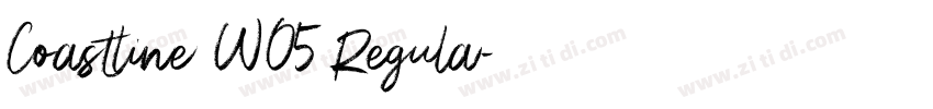 Coastline W05 Regula字体转换